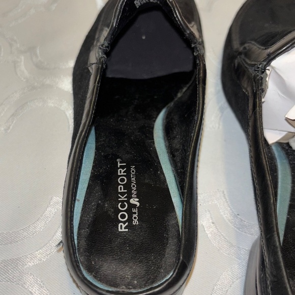 Rockport Sole Innovation side 6.5 black slides new no box or tags - Picture 7 of 8